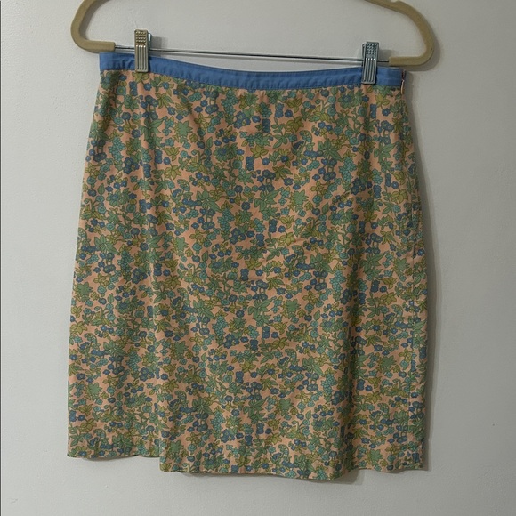 Boden Dresses & Skirts - Boden Skirt Size 8 Pastel Floral Easter Preppy Feminine Midi Cotton